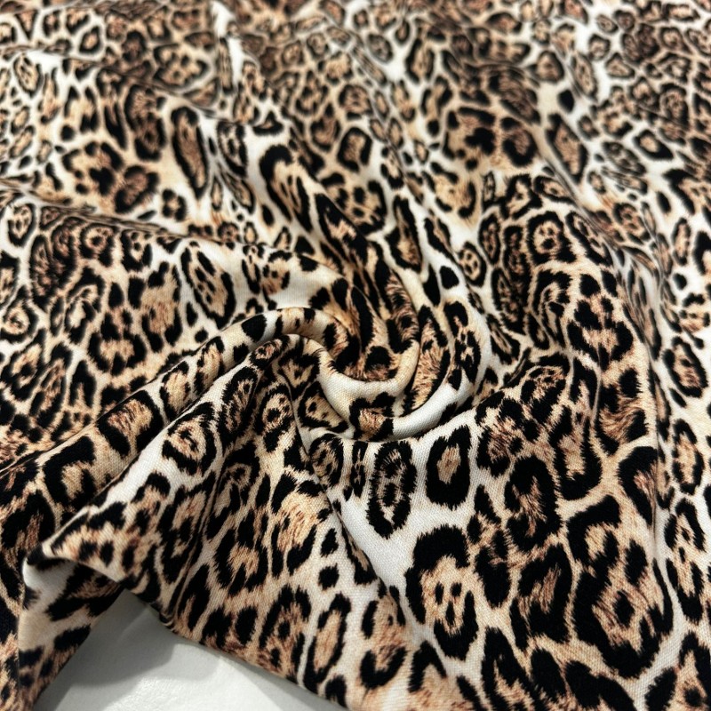 Leopar Baskılı Süprem  Parça Kumaş | Parça:160*50 cm