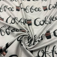 Baskılı Polar Kumaş | Coffe