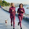 Jakarlı 3 İplik Kumaş | Kırmızı Kamuflaj