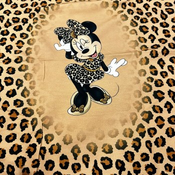 Micky Mouse Baskılı Pano 2 iplik Kumaş 82x180 cm