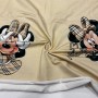 Micky Mouse2 Baskılı Pano 2 iplik Kumaş 82x180 cm