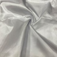 Glossy White Satin Fabric