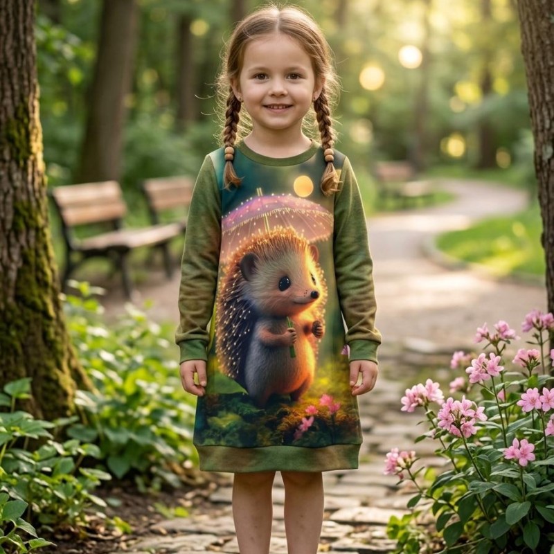 Mini Kirpi Desen Pano 2 iplik Kumaş 82x180 cm