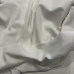 Polyester 3 İplik Şardonlu Kumaş | Beyaz