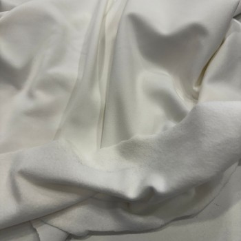 Polyester 3 İplik Şardonlu Kumaş | Beyaz