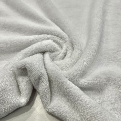 Premium Kalite %100 Pamuk Kalın (500 gsm) Havlu Kumaş | Beyaz