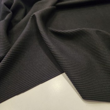 Fitilli Likralı Polyester İnterlok Kumaş