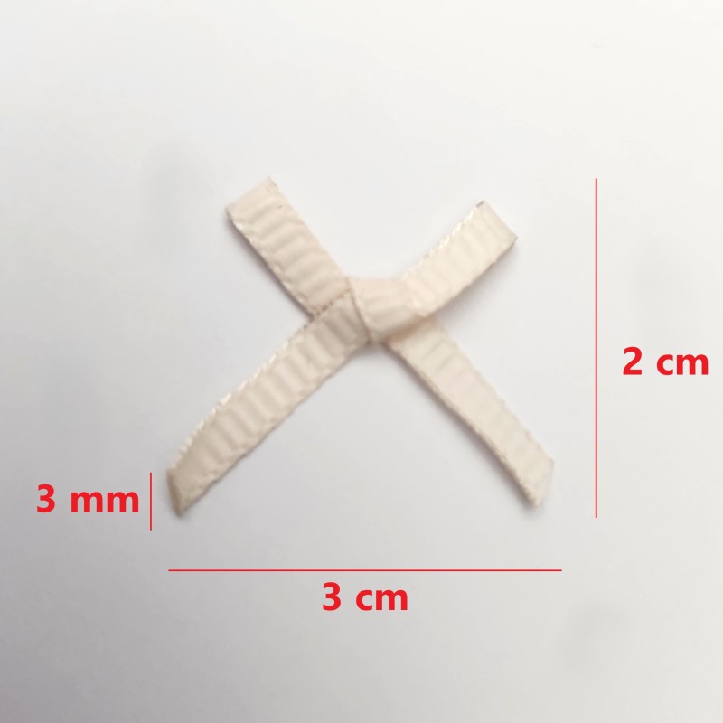 Soft Pudra Fiyonk | 3 mm lik ince şeritlerden