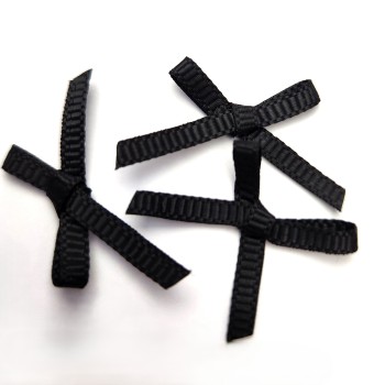 Siyah Fiyonk | 3 mm lik ince şeritlerden