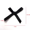 Siyah Fiyonk | 3 mm lik ince şeritlerden