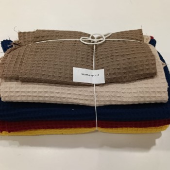 Waffle Pike Kumaş | 100% Pamuk | Parça Set 10