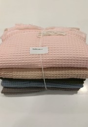 Waffle Pike Kumaş | 100% Pamuk | Parça Set 2