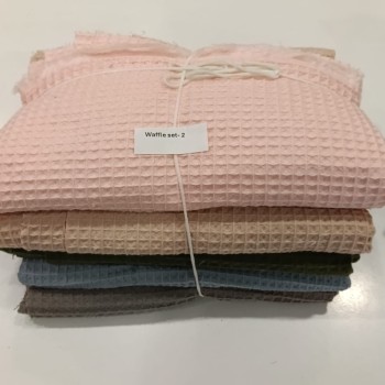 Waffle Pike Kumaş | 100% Pamuk | Parça Set 2
