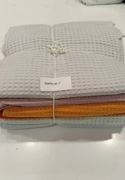 Waffle Pike Kumaş | 100% Pamuk | Parça Set 7