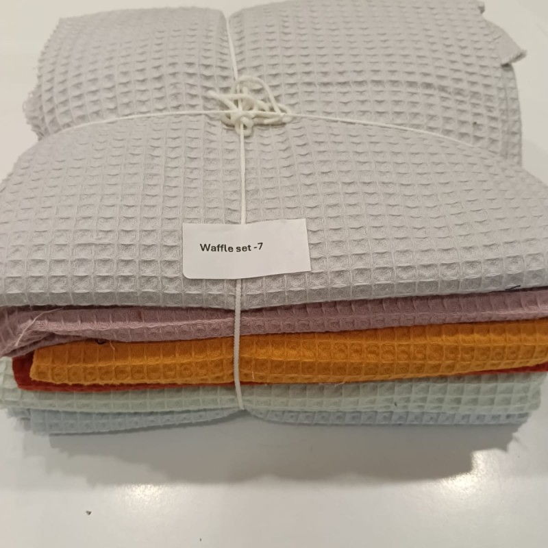 Waffle Pike Kumaş | 100% Pamuk | Parça Set 7