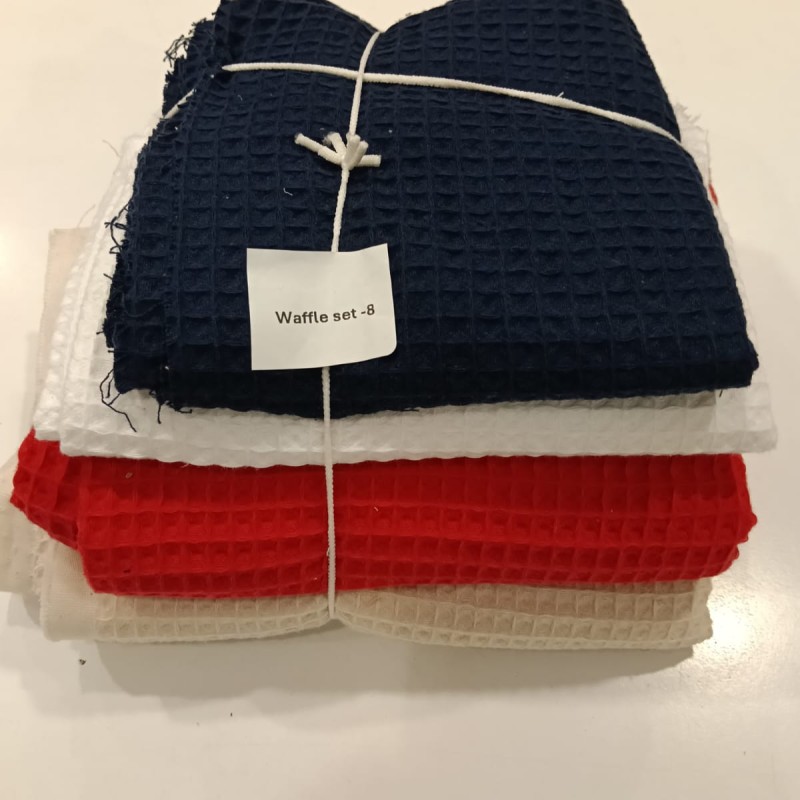 Waffle Pike Kumaş | 100% Pamuk | Parça Set 8