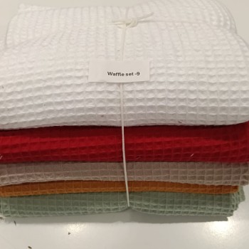 Waffle Pike Kumaş | 100% Pamuk | Parça Set 9
