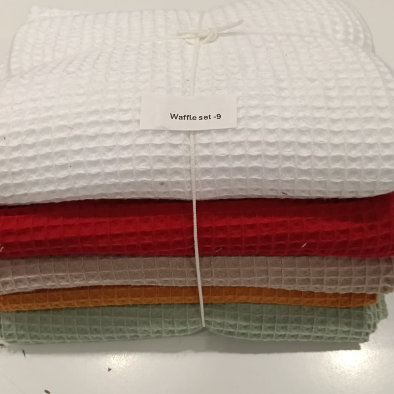 Waffle Pike Kumaş | 100% Pamuk | Parça Set 9