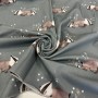 Rakun Desen  Parça Süprem Kumaş