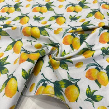 Pamuklu Parça Poplin Kumaş | Limon