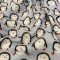 Desenli Kapitone Kumaş | Mavi Zemin Penguen