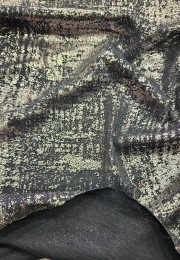 Gümüş Batik Desen Ribana Kumaş | B-7