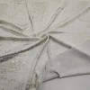 Açık Altın Batik Desen Beyaz Ribana Kumaş | C3-2