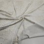 Açık Altın Batik Desen Beyaz Ribana Kumaş | C3-2