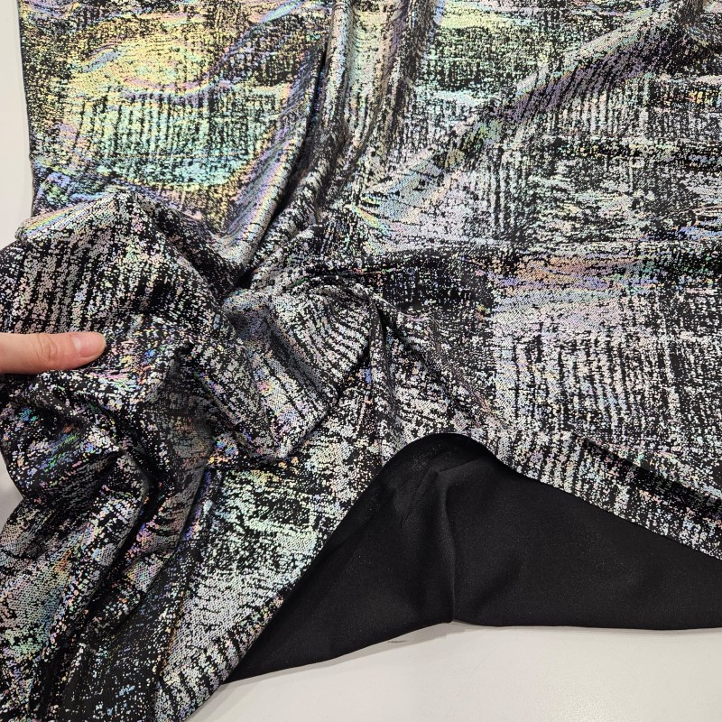 Hologram Kaplama Batik Desen Süprem Kumaş | D-2