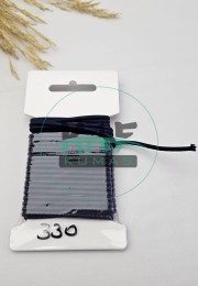 3 mm Yuvarlak Yumuşak Lastik İp 5 mt | Bel Paça Don Lastiği | Aksesuar Lastiği Lacivert_330