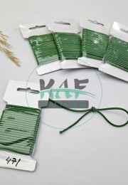 3 mm Yuvarlak Yumuşak Lastik İp 5 mt | Bel Paça Don Lastiği | Aksesuar Lastiği Yeşil_471