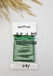 3 mm Yuvarlak Yumuşak Lastik İp 5 mt | Bel Paça Don Lastiği | Aksesuar Lastiği Yeşil_471