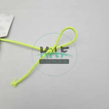 3 mm Yuvarlak Yumuşak Lastik İp 5 mt | Bel Paça Don Lastiği | Aksesuar Lastiği Neon Açık Yeşil_571