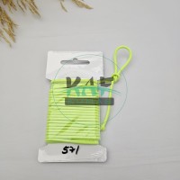 3 mm Yuvarlak Yumuşak Lastik İp 5 mt | Bel Paça Don Lastiği | Aksesuar Lastiği Neon Açık Yeşil_571