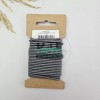 3 mm Yuvarlak Yumuşak Lastik İp 5 mt | Bel Paça Don Lastiği | Aksesuar Lastiği Gri_538