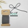 3 mm Yuvarlak Yumuşak Lastik İp 5 mt | Bel Paça Don Lastiği | Aksesuar Lastiği Gri_538
