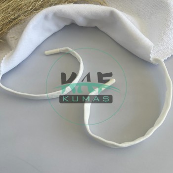 Plastik Uçlu 140 cm Kordon | Beyaz