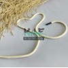 Plastik Uçlu 125 cm Kordon | Krem