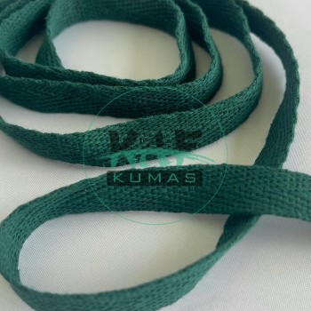 Pamuk Balıksırtı Şerit Ekstrafor | En: 1cm | Renk: Yeşil | Kenar Süsleme, Dikiş Kapama Amaçlı Bant)