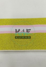 Soft Pembe Çizgili Sarı Yaka