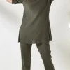Modal Kaşkorse Kumaş | Haki