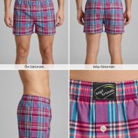 %100 Pamuklu Unisex Relaxed Boxer | Model 1
