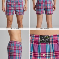 %100 Pamuklu Unisex Relaxed Boxer | Model 1