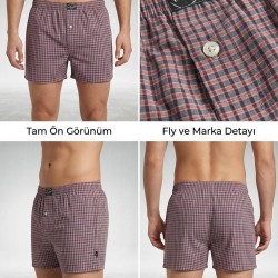 %100 Pamuklu Unisex Relaxed Boxer | Model 6
