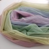 Gökkuşağı Tül Parça Kumaş %100 Polyester