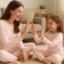 İplik Boyalı İnterlok Kumaş | Pembe Çizgili