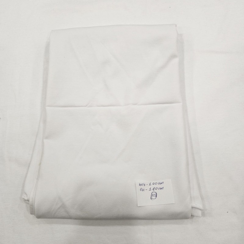 Penye Kalite Beyaz Parça Kumaş 103