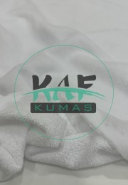 Pamuklu Triga Havlu Kumaş | Beyaz