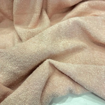 Pamuklu Havlu Kumaş | Somon Pembe