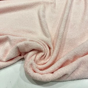 Pamuklu Havlu Kumaş | Açık Pembe